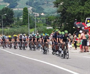 The Tour de France cycle race